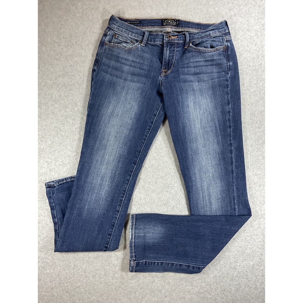 Lucky Brand Sweet N Straight Jeans Womens 6/28 Medium Wash Stretch Denim 1651